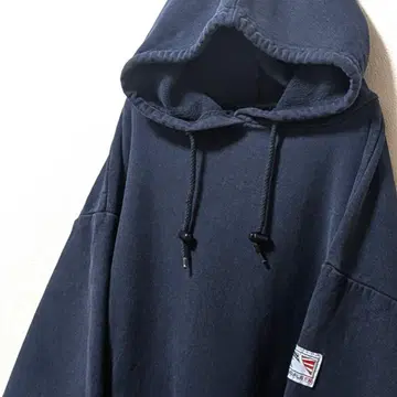 USA제 틴달 무지 후드 맨투맨 네이비 네이비 컬러 L 구제 의류