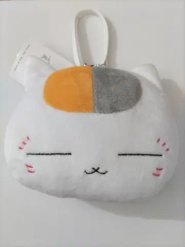 냥코 선생님 봉제 인형 패스 케이스 릴 시마무라