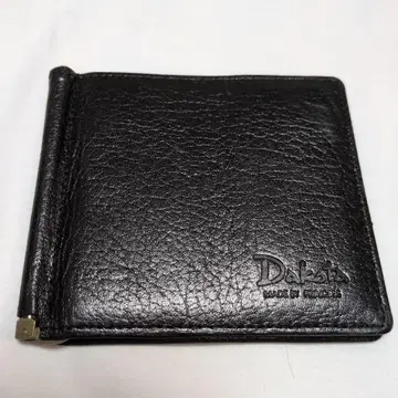 다코타 Dakota 블랙 가죽 접이식 지갑 지갑