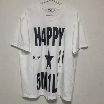 H4PPY 5M1LE 프린트 셔츠
