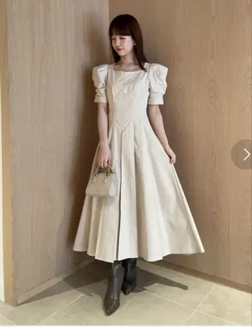 snidel 코르셋 디테일 원피스