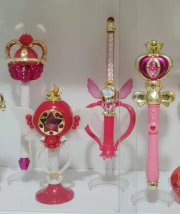 세일러문 스틱 & 로드 가챠 4개 세트 컨디션 최상