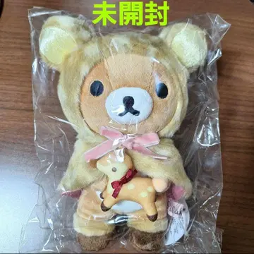 [ 미개봉 익명 배송 ] 리락쿠마 밤비 모으는 봉제 인형 사슴 택 포함
