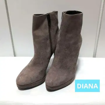 새상품급 DIANA 베이지 스웨이드 숏부츠 22.5cm