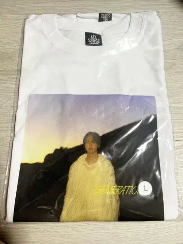 6IX SENSE 사진 셔츠 카타요세 료타 M 사이즈 화이트
