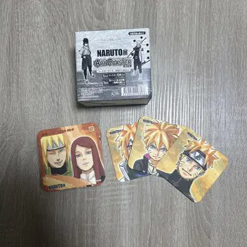 NARUTO 전시회 한정판 아트 코스터 BOX 세트 48개