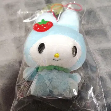 마이멜로디 스트랩 스카이블루 딸기 포함