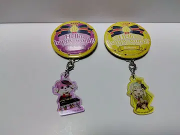 뱅드림 아크릴 참 포함 캔뱃지 미셸 츠루마키 코코로 2세트