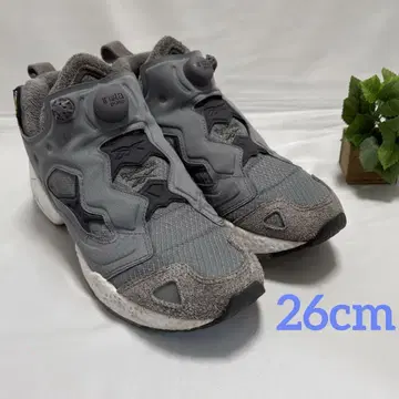 새상품급 Reebok 리복 인스타펌프 퓨리 26cm 그레이