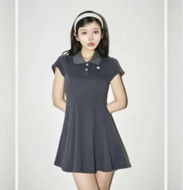 Darich 폴로 맨투맨 미니 원피스