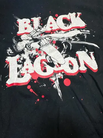 BLACK LAGOON 티셔츠 M 사이즈 레비