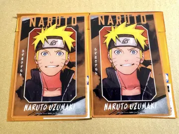 NARUTO 나루토 베이스야드 클리어 아트 비주얼 나루토 2장 세트