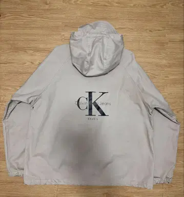 90's Calvin Klein Jeans 자켓 후드티 카키 L