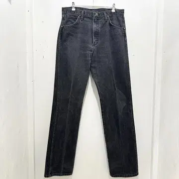 [ 초레어 ] Wrangler 블랙 데님 선염 33/34 USA 제조
