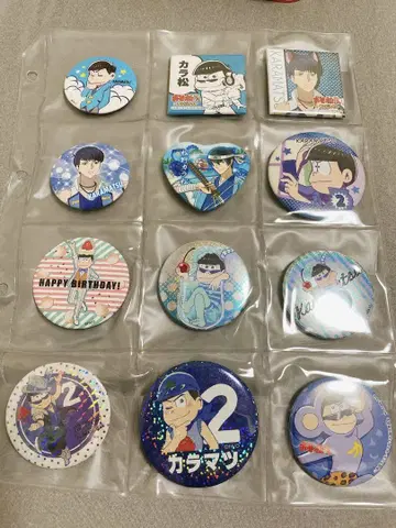 카라마츠 캔뱃지 세트