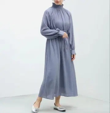 BEAMS HEART 드로스트 시어서커 원피스