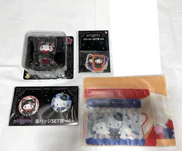 5세트 헬로키티 산리오 Happy 복권 피규어 캔뱃지 외