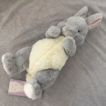 무릎 토끼 쌔근쌔근 그레이 GY