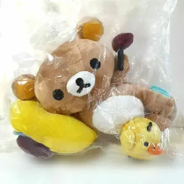 리락쿠마 키이로이토 캐러밴 한정판 봉제 인형 야키이모 레어