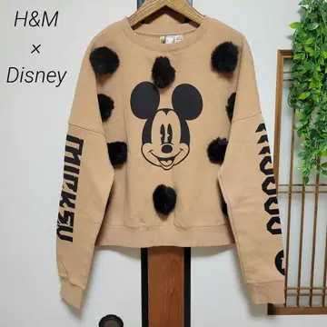 H&M 에이치앤엠 미키 디즈니 콜라보 모자 꽁지 트레이닝복