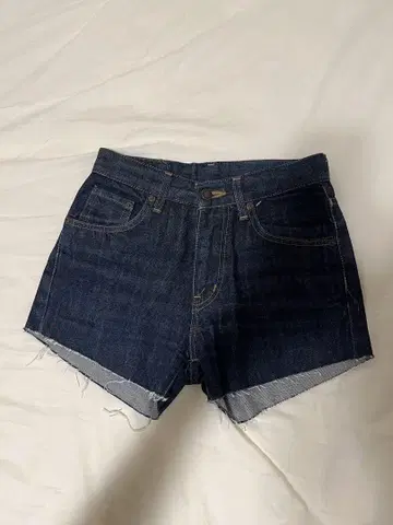 EDWIN 다크 데님 숏팬츠