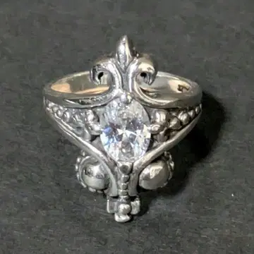 ROYAL ORDER 로얄오더 크라운 플레어 하프 반지