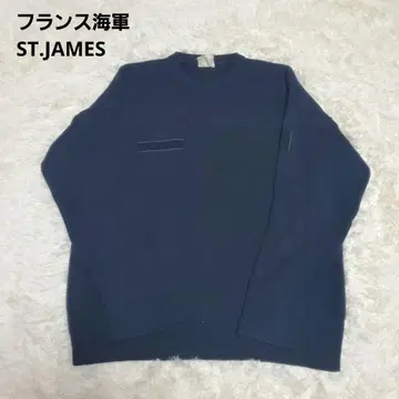 90s 프랑스 세인트 제임스 명령어 니트 스웨터 네이비 L 사이즈