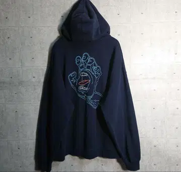 네이비 산타크루즈 후드티