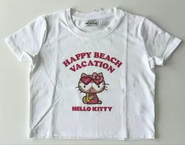 [ 미사용 새상품 ] 일광화상 키티 화이트T