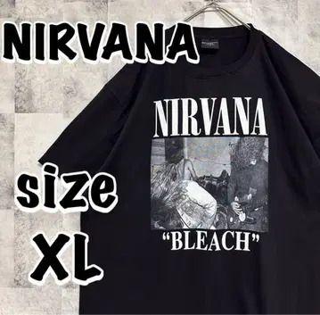W608 밴딩 T NIRVANA 프린트t셔츠