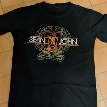 SEAN JOHN 블랙 긴팔 T셔츠 b계 스트릿