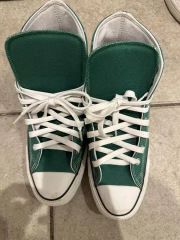 Converse All Star 그린 스니커즈 27cm