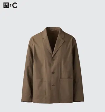 브라운 워크 자켓 Uniqloc