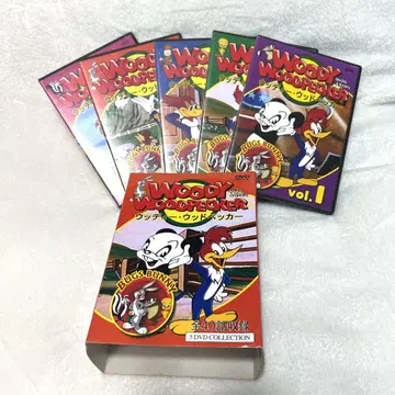 우디 우드페커 5DVD 컬렉션 5권 전 40화 수록