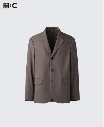 브라운 테일러드 자켓 uniqloc