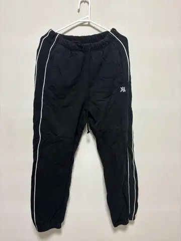 XLARGE 블랙 조거 팬츠 XL