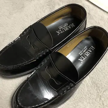 HARUTA 블랙 로퍼 일본제 26cm
