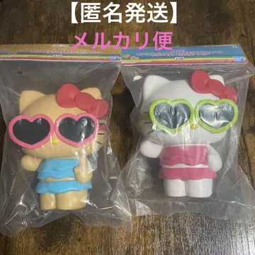 헬로키티 커다란 SOFVIMATES 피규어 2종 세트