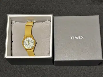 [ 미사용 새상품 ] TIMEX 오리지널 캠퍼 크림 손목시계