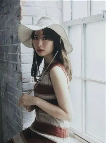 새상품급 Her lip to Summer Linen Bucket Hat