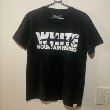 WHITE MOUNTAINEERING 블랙 T셔츠 사이즈 0