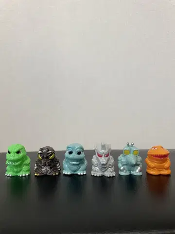 고질라 손가락 인형 6개 세트
