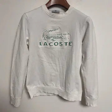 LACOSTE 라코스테 화이트 크루넥 트레이닝복 S