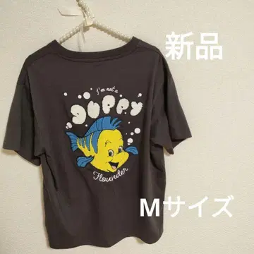 디즈니 인어공주 플라운더 반팔T셔츠 M 사이즈