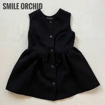 SMILE ORCHID 페플럼 베스트 L 블랙