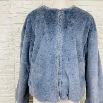 2 PINK 블루 보아 자켓 L 사이즈