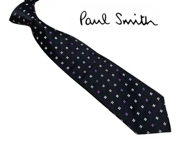[ 새상품급 ] Paul Smith 폴스미스 넥타이 블랙 실크 100%