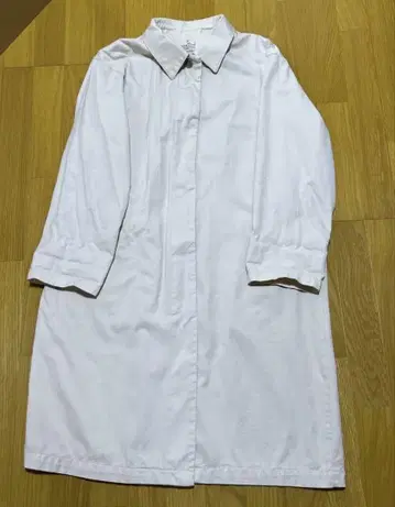 여성용 무인양품 면 코트 사이즈 XL