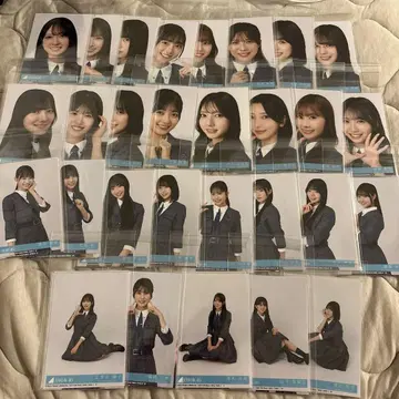 히나타자카46 부탁해 바흐! 초회 한정판 봉입 브로마이드 전 멤버 컴프
