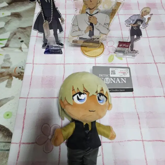 명탐정 코난 아무로(버번) 아크릴 스탠드 + 인형